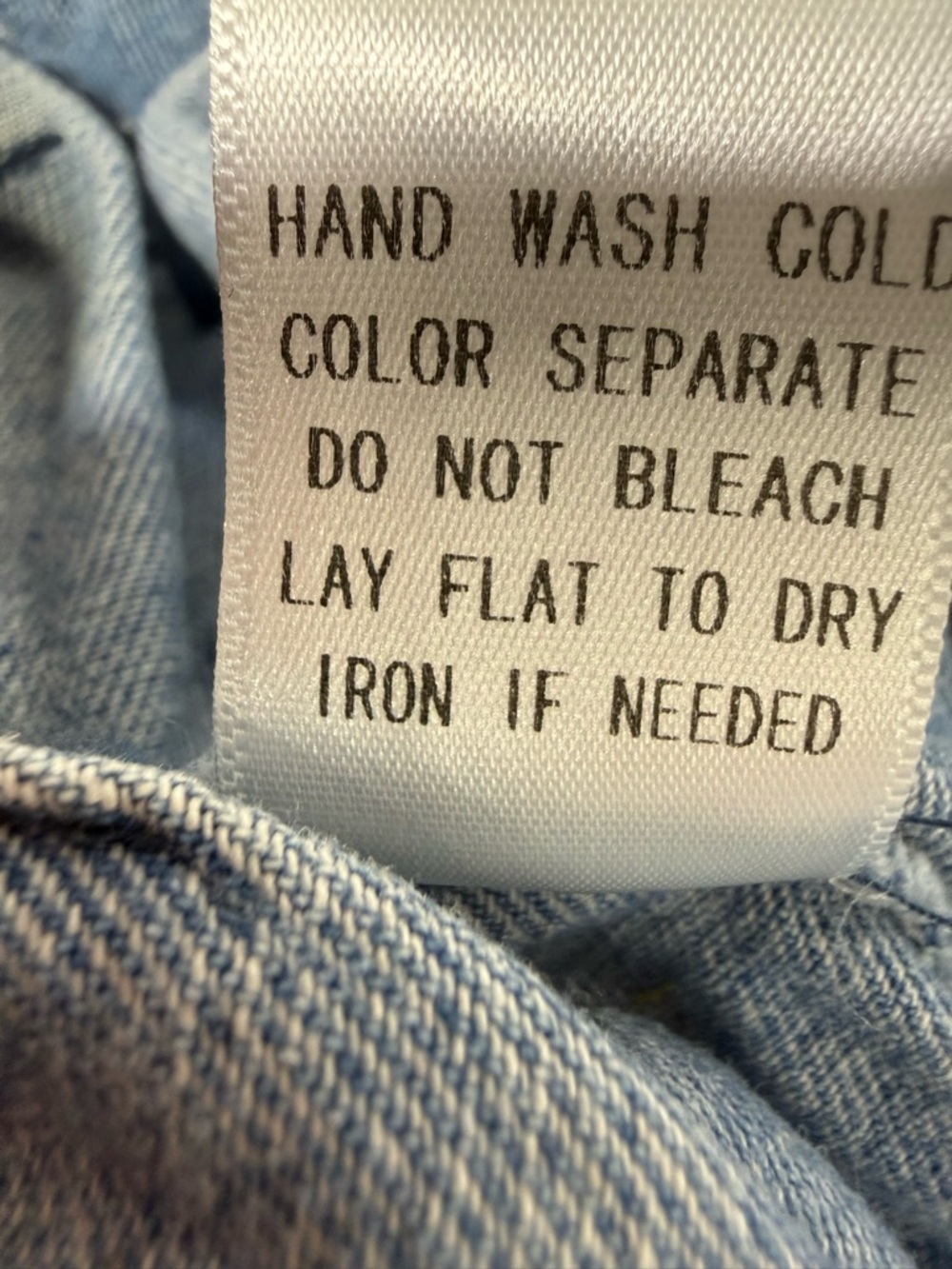 Le Lis Light Blue retro look flare-Leg Y2K faded Jean with Lace-Up Sides size L - Picture 9 of 9